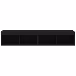 vidaXL TV Cabinets with LED Lights TV Stand Media Cabinet TV Unit 2 pcs Black - Additional view 7