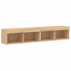 vidaXL TV Cabinets with LED Lights TV Stand Cabinet TV Unit 2 pcs Sonoma Oak - Additional view 6