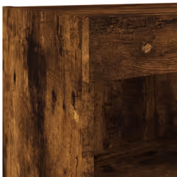 vidaXL TV Cabinet with LED Lights TV Stand Media Cabinet TV Unit Smoked Oak - Additional view 10
