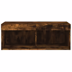 vidaXL TV Cabinet with LED Lights TV Stand Media Cabinet TV Unit Smoked Oak - Additional view 7
