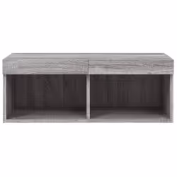 vidaXL TV Cabinet with LED Lights TV Stand Media Cabinet TV Unit Grey Sonoma - Additional view 7