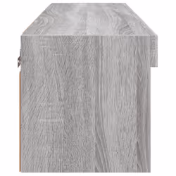 vidaXL TV Cabinet with LED Lights TV Stand Media Cabinet TV Unit Grey Sonoma - Additional view 8