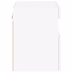 vidaXL TV Wall Cabinets with LED Lights Wall Mounted TV Units 2 pcs White - Additional view 10