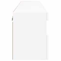vidaXL TV Wall Cabinets with LED Lights Wall Mounted TV Units 2 pcs White - Additional view 9