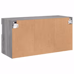 vidaXL TV Wall Cabinet with LED Lights Floating TV Unit TV Cabinet Grey Sonoma - Additional view 10