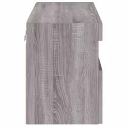 vidaXL TV Wall Cabinet with LED Lights Floating TV Unit TV Cabinet Grey Sonoma - Additional view 9