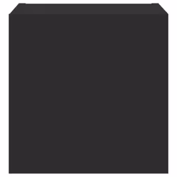 vidaXL TV Wall Cabinets with LED Lights Wall Mounted TV Units 2 pcs Black - Additional view 9