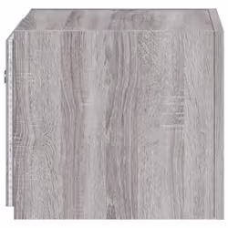 vidaXL TV Wall Cabinet with LED Lights Floating TV Unit TV Cabinet Grey Sonoma - Additional view 9