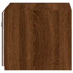 vidaXL TV Wall Cabinets with LED Lights Wall Mounted TV Units 2 pcs Brown Oak - Additional view 10