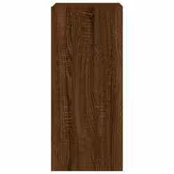 vidaXL TV Wall Cabinet with LED Lights Floating TV Unit TV Cabinet Brown Oak - Additional view 8