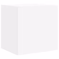 vidaXL TV Wall Cabinet with LED Lights Floating Wall Mounted TV Cabinet White