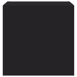 vidaXL TV Wall Cabinet with LED Lights Floating Wall Mounted TV Cabinet Black - Additional view 8