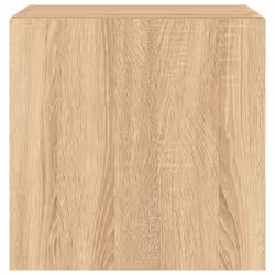 vidaXL TV Wall Cabinets with LED Lights Floating TV Unit 2 pcs Sonoma Oak - Additional view 8