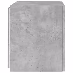 vidaXL TV Wall Cabinets with LED Lights Floating TV Unit 2 pcs Concrete Grey - Additional view 10