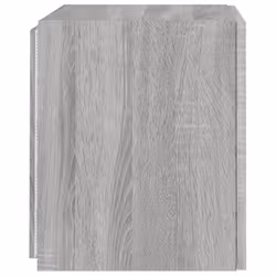 vidaXL TV Wall Cabinets with LED Lights Floating TV Unit 2 pcs Grey Sonoma - Additional view 10