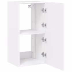 vidaXL TV Wall Cabinet with LED Lights Floating Wall Mounted TV Cabinet White - Additional view 7
