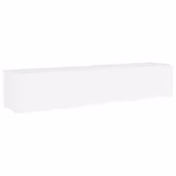 vidaXL TV Wall Cabinets with LED Lights Wall Mounted TV Units 2 pcs White - Additional view 6