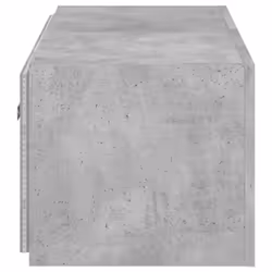 vidaXL TV Wall Cabinet with LED Lights Wall Mounted TV Units Concrete Grey - Additional view 9
