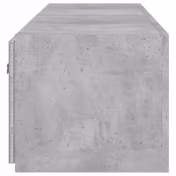 vidaXL TV Wall Cabinets with LED Lights Floating TV Unit 2 pcs Concrete Grey - Additional view 9