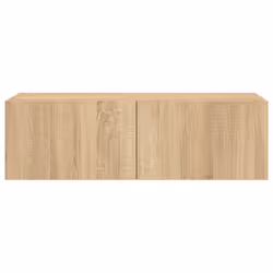 vidaXL TV Wall Cabinet with LED Lights Floating TV Unit TV Cabinet Sonoma Oak - Additional view 9