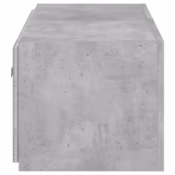vidaXL TV Wall Cabinet with LED Lights Wall Mounted TV Units Concrete Grey - Additional view 10