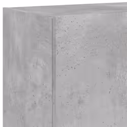 vidaXL TV Wall Cabinets with LED Lights Floating TV Unit 2 pcs Concrete Grey - Additional view 10