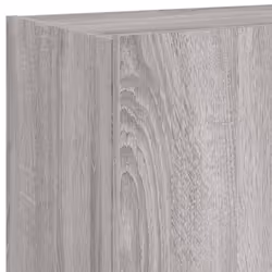 vidaXL TV Wall Cabinet with LED Lights Floating TV Unit TV Cabinet Grey Sonoma - Additional view 10