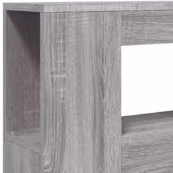 vidaXL LED Headboard Bed Header Bedroom Storage Bed Headboard Engineered Wood - grey sonoma, 100 x 103.5 cm - Additional view 8