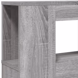 vidaXL LED Headboard Bed Header Bedroom Storage Bed Headboard Engineered Wood - grey sonoma, 160 x 18.5 x 103.5 cm - Additional view 8