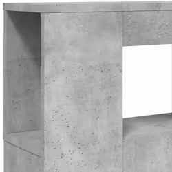 vidaXL LED Headboard Bed Header Bedroom Storage Bed Headboard Engineered Wood - concrete grey, 180 x 103.5 cm - Additional view 8
