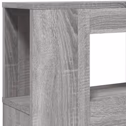 vidaXL LED Headboard Bed Header Bedroom Storage Bed Headboard Engineered Wood - grey sonoma - Additional view 6