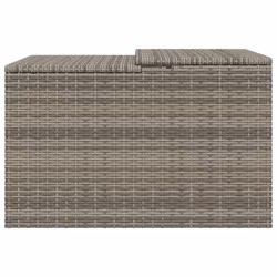 vidaXL Robot Mower Garage Grey 86x90x52/57 cm Poly Rattan - Additional view 5