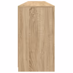 vidaXL Sideboard with LED Lights Cupboard Highboard Storage Cabinet Brown Oak - sonoma oak - Additional view 6