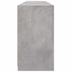 vidaXL Sideboard with LED Lights Cupboard Highboard Storage Buffet Cabinet - concrete grey - Additional view 6