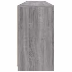 vidaXL Sideboard with LED Lights Cupboard Highboard Storage Buffet Cabinet - grey sonoma - Additional view 6