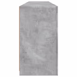 vidaXL Sideboard with LED Lights Home Cupboard Side Cabinet Storage Highboard - concrete grey - Additional view 7