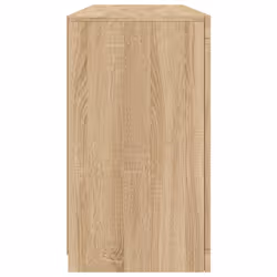 vidaXL Sideboard with LED Lights Home Cupboard Storage Side Cabinet Highboard - sonoma oak - Additional view 6