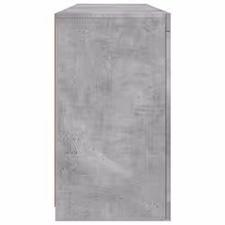 vidaXL Sideboard with LED Lights Home Cupboard Side Cabinet Storage Highboard - concrete grey - Additional view 6