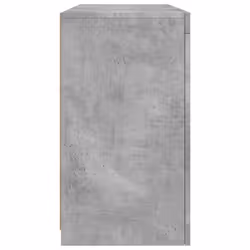 vidaXL Sideboard with LED Lights Cupboard Highboard Storage Cabinet Sonoma Oak - concrete grey - Additional view 6