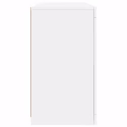 vidaXL Sideboard with LED Lights Cupboard Highboard Storage Cabinet Sonoma Oak - white - Additional view 6