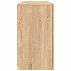 vidaXL Sideboard with LED Lights Cupboard Highboard Storage Cabinet Sonoma Oak - sonoma oak - Additional view 6
