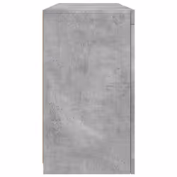 vidaXL Sideboard with LED Lights Cupboard Highboard Side Cabinet Concrete Grey - Additional view 6