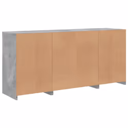 vidaXL Sideboard with LED Lights Cupboard Highboard Side Cabinet Concrete Grey - Additional view 7