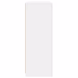 vidaXL Sideboards with LED Lights Cupboard 3 pcs Smoked Oak Engineered Wood - white - Additional view 8
