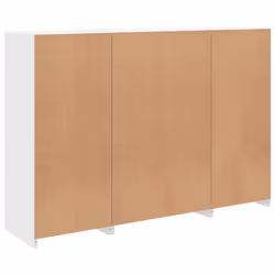 vidaXL Sideboards with LED Lights Cupboard 3 pcs Concrete Grey Engineered Wood - white - Additional view 9