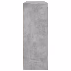 vidaXL Sideboards with LED Lights Cupboard 3 pcs Concrete Grey Engineered Wood - concrete grey - Additional view 8