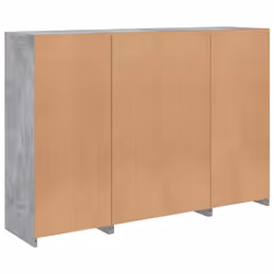 vidaXL Sideboards with LED Lights Cupboard 3 pcs Concrete Grey Engineered Wood - concrete grey - Additional view 9