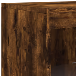 vidaXL Sideboards with LED Lights Cupboard 3 pcs Concrete Grey Engineered Wood - smoked oak - Additional view 10