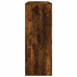 vidaXL Sideboards with LED Lights Cupboard 3 pcs Concrete Grey Engineered Wood - smoked oak - Additional view 8