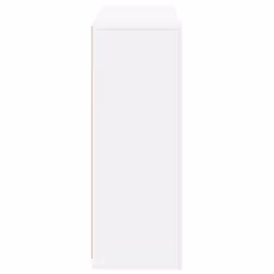 vidaXL Sideboards with LED Lights Cupboard 3 pcs Smoked Oak Engineered Wood - white - Additional view 8